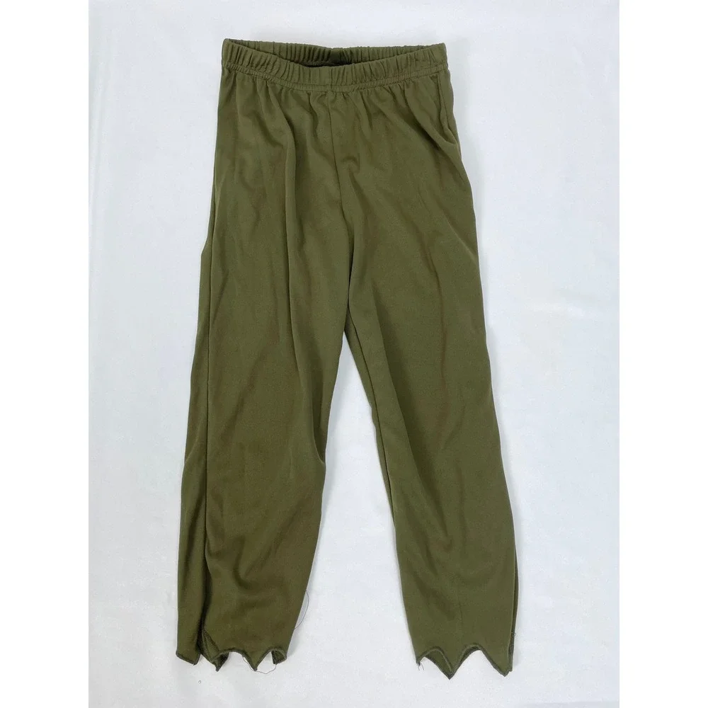 Disney Store Boys Peter Pan Green Halloween Costume Mismatched Sizes 4 5/6 READ